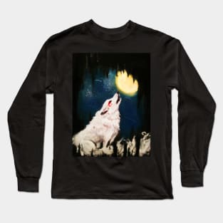 Wolf and moon Long Sleeve T-Shirt